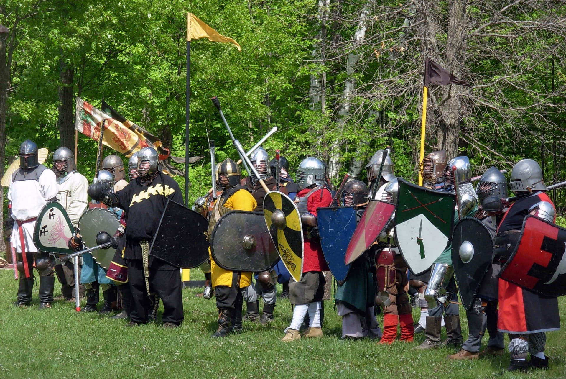 An SCA chivalric tournament