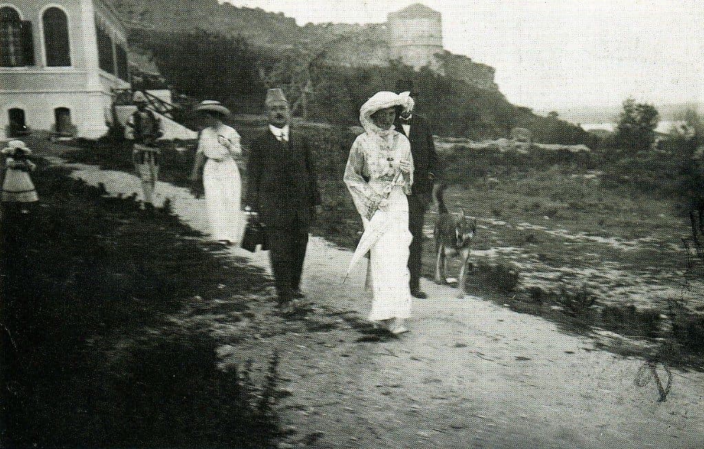 Princess Sophie zu Wied out walking in Durrës