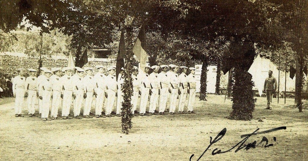 Cadets at the military college in Shkodër