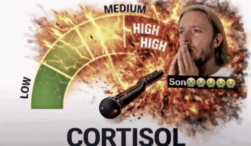 Cortisol HIGH HIGH (explosion)