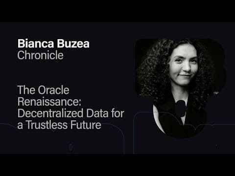 The Oracle: Renaissance: Decentralized Data for a Trustless Future - Bianca Buzea