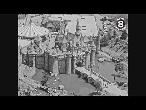 Disneyland opening day, July 17, 1955