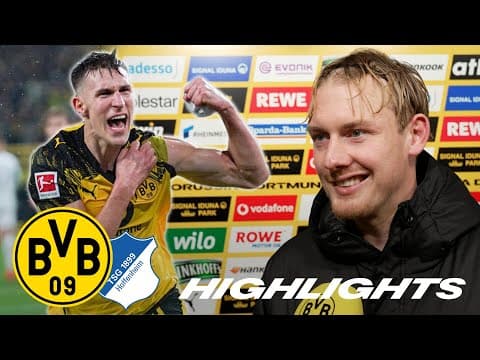 Brandt's BVB anniversary match, Dortmund 2-0 Hoffenheim