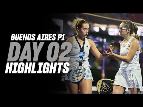 Buenos Aires Premier Padel : Day 2 – Round of 16–Women's Highlight