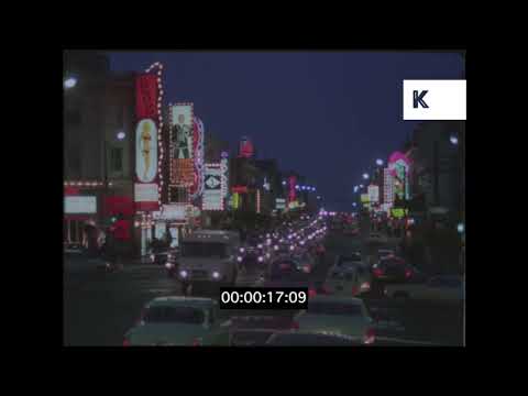 Nightlife on the neon streets in 35mm