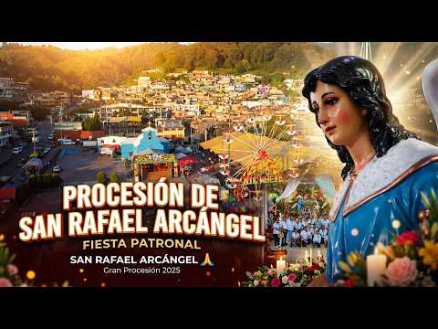 Procession of San Rafael Arcángel, Tlalmanalco, Mexico