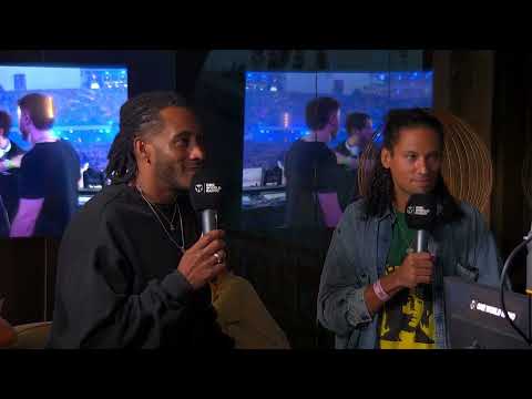 Sunnery James & Ryan Marciano at the One World Radio studio I Tomorrowland Belgium 2023