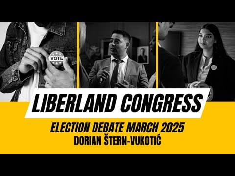 Liberland Congress Election Debate - 1 April 2025 - Question Responses by Dorian Stern-Vukotic