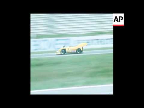 SYND 14 7 72 NEW PORCHE 917 10TC IS TAKEN FOR A SPIN AT HOCKENHEIM TRACK