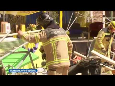 Rampoefening op Gentse Feesten 2018 (VRT nieuws) - Rode Kruis Gent