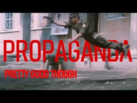 Reading a North Korean propaganda film