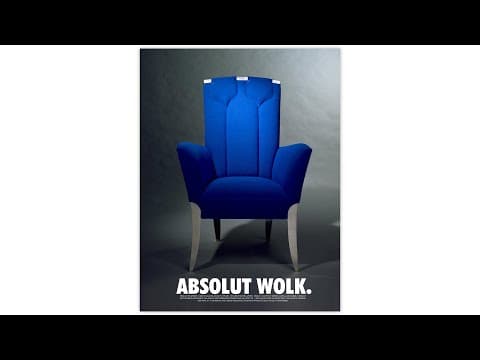 Absolut Vodka's bottle