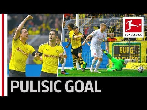 Pulisic scores in his last Dortmund home game