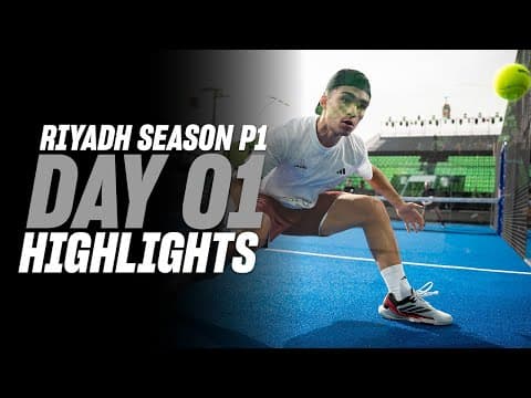 Riyadh Season Premier Padel P1 Day 1 – Round of 32 – Men’s Highlight