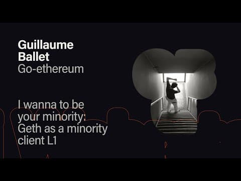 I wanna to be your minority: Geth as a minority Client - Guillaume Ballet