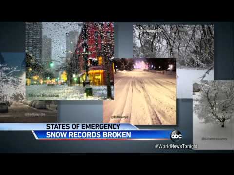 The winter of 2015 in Boston