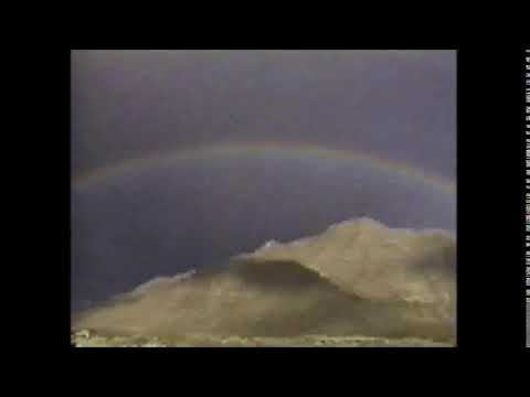 Rainbow over Burning Man 1995.