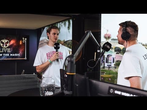 Mau P at the One World Radio studio I Tomorrowland Belgium 2023