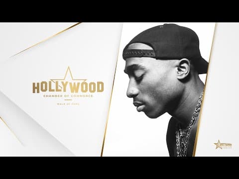 Tupac's Hollywood Walk of Fame ceremony