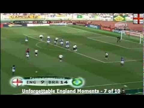 Ronaldinho's lob over Seaman vs England