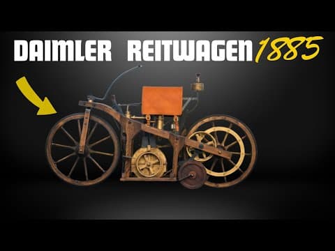 The Shocking Truth: The Daimler Reitwagen – How a Fiery Accident Ignited the Motorcycle Revolution .