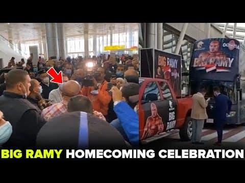 BIG RAMY GETS HERO'S WELCOME IN EGYPT!