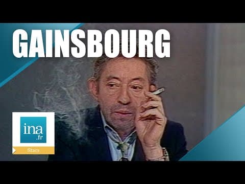 Serge Gainsbourg on the Antenne 2 lunchtime news