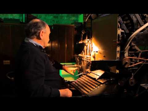 The Linotype demonstrated