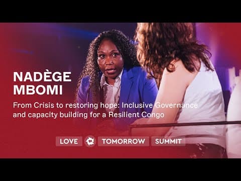 Nadège Mbomi: From Crisis to restoring hope: Inclusive Governance and capacity building
