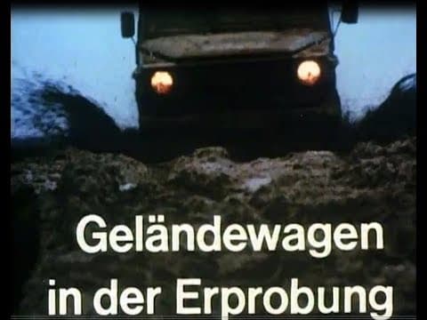 Development testing of the W460 G-Class