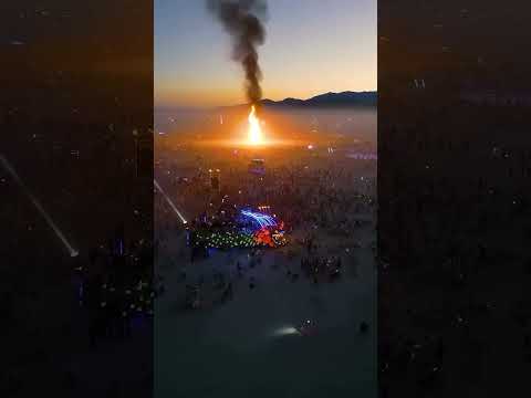 Burning Man from the sky 🪄🚁