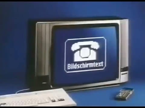 A Bildschirmtext advertisement