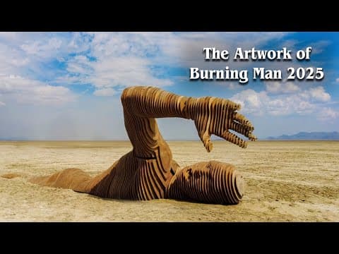 Burning Man 2025 Artwork in Black Rock City