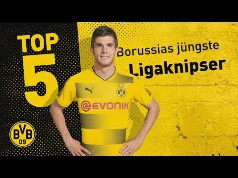 The youngest goalscorers in BVB history