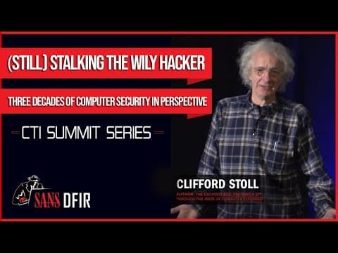 Cliff Stoll on three decades of computer security