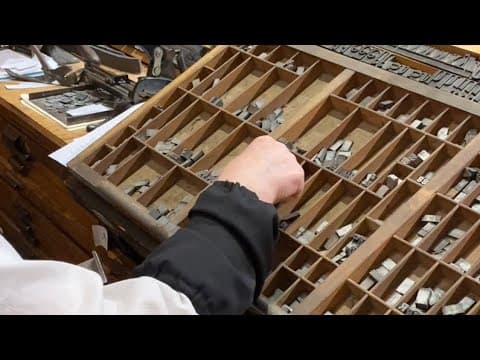 Typesetting and printing for World Typing Day