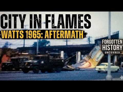 1965 Watts aftermath — rare 8mm colour footage