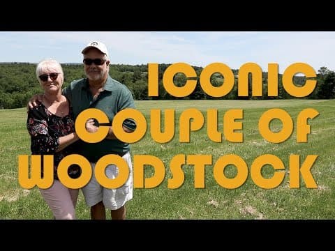 The Couple on the Woodstock Album Cover
