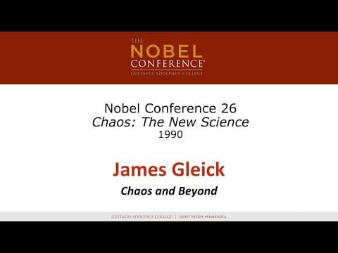 James Gleick at Nobel Conference XXVI