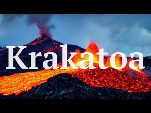 The 1883 eruption of Krakatoa