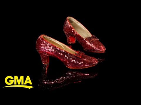 The ruby slippers sell for a record $32.5M