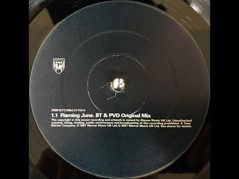 BT - Flaming June (BT & Paul van Dyk Original Mix) (1997)
