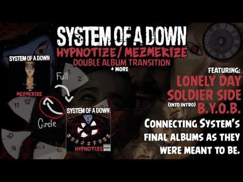 System Of A Down - Hypnotize/Mezmerize DOUBLE ALBUM TRANSITION CONCEPT