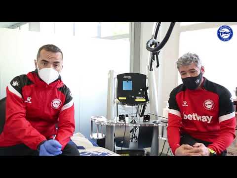 Diamagnetotherapy explained by the Deportivo Alavés medical staff
