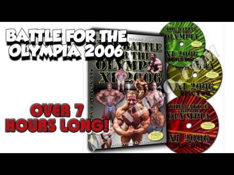 Battle For The Olympia 2006 - Complete DVD Movie Upload! Jay Cutler Wins!