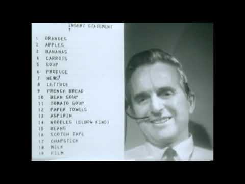 The Mother of All Demos, presented by Douglas Engelbart (1968) [HD 720p 2020 reupload]