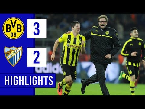 Champions League quarter-final 2nd leg 2013 vs Málaga