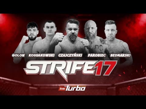 ⚫🔴 GALA MMA STRIFE 17  - PIERWSZE 4 WALKI TYLKO NA YOUTUBE! ⚫🔴