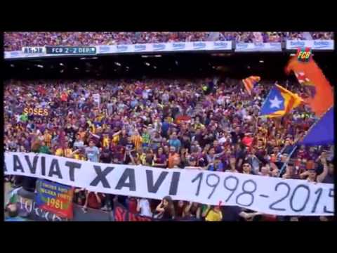 Xavi Hernandez Farewell Tribute