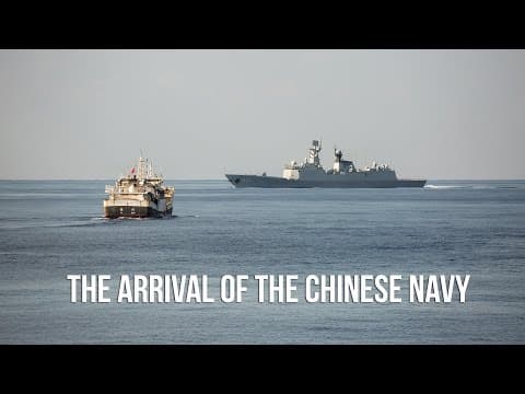 The Arrival of the Chinese Navy